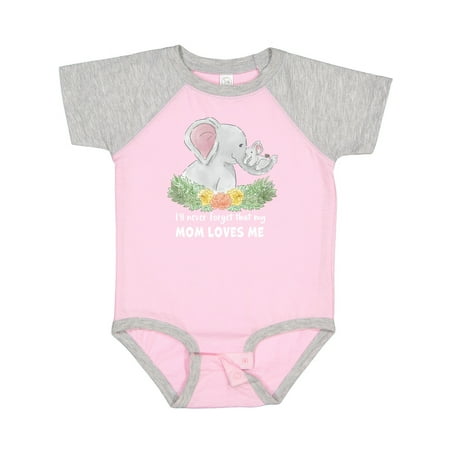 Inktastic I ll Never Forget That My Mom Loves Me with Cute Elephants Gift Baby Boy or Baby Girl Bodysuit
Inktastic I ll Never Forget That My Mom Loves Me with Cute Elephants Gift Baby Boy or Baby Girl Bodysuit