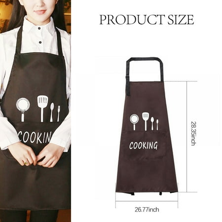 HQZY Adjustable Bib Aprons Water Oil Stain Resistant Khaki Chef Cooking Kitchen Aprons with Double Pockets for Men Women
HQZY Adjustable Bib Aprons Water Oil Stain Resistant Khaki Chef Cooking Kitchen Aprons with Double Pockets for Men Women
