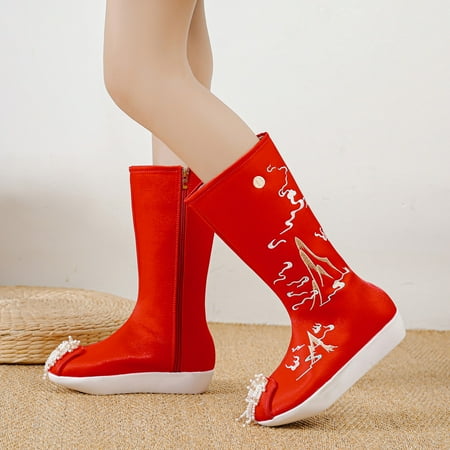 Cathalem Mid Calf Boots for Women with Heels Women Shoes Fashion Boots Inner High Heel Old Womens Rain Boots Size 11 Wide Calf Red 8
Cathalem Mid Calf Boots for Women with Heels Women Shoes Fashion Boots Inner High Heel Old Womens Rain Boots Size 11 Wide Calf Red 8