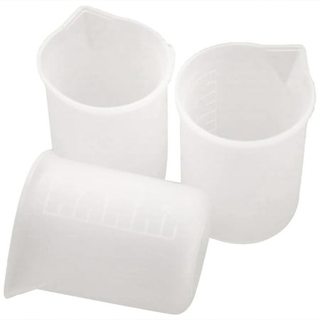 3 Pcs Silicone Measuring Cup Diy Resin Glue Tools Cup Making Handmade Craft 100Ml 
3 Pcs Silicone Measuring Cup Diy Resin Glue Tools Cup Making Handmade Craft 100Ml