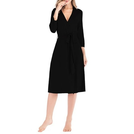 Women 7-Point Sleeve Kimono Robes Cotton Lightweight Knee Length Robe Bathrobe Soft Sleepwear V-Neck Ladies Loungewear S-2XL
Women 7-Point Sleeve Kimono Robes Cotton Lightweight Knee Length Robe Bathrobe Soft Sleepwear V-Neck Ladies Loungewear S-2XL