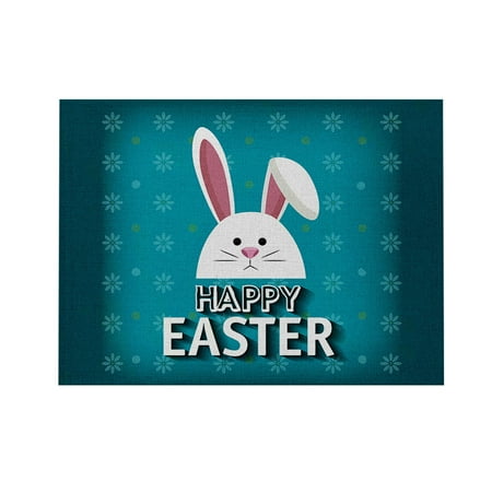 Kehuoyezai 1PC Easter Kitchen Waterproof Insulation Cotton And Linen Western Placemat
Kehuoyezai 1PC Easter Kitchen Waterproof Insulation Cotton And Linen Western Placemat