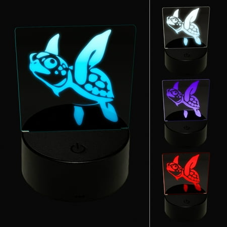 Baby Green Sea Turtle Swimming In Ocean LED Night Light Sign 3D Illusion Desk Nightstand Lamp
Baby Green Sea Turtle Swimming In Ocean LED Night Light Sign 3D Illusion Desk Nightstand Lamp