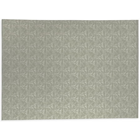 Dipped Herringbone Sage Kitchen Mat by Kavka Designs