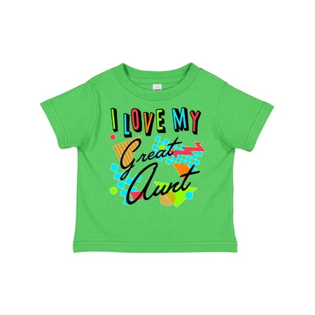 Inktastic I Love My Great Aunt- 80s Retro Style Gift Toddler Boy or Toddler Girl T-Shirt
Inktastic I Love My Great Aunt- 80s Retro Style Gift Toddler Boy or Toddler Girl T-Shirt