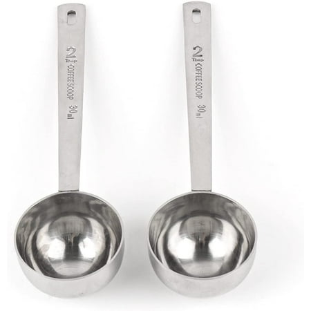 NOGIS 2 Pack Coffee Measuring Scoop 304 Stainless Steel Spoon 2 Tablespoon Spoons Kitchen Scoops with Long Handle for for Home Coffee Milk Tea Sugar Powder Silver 30ml
NOGIS 2 Pack Coffee Measuring Scoop 304 Stainless Steel Spoon 2 Tablespoon Spoons Kitchen Scoops with Long Handle for for Home Coffee Milk Tea Sugar Powder Silver 30ml