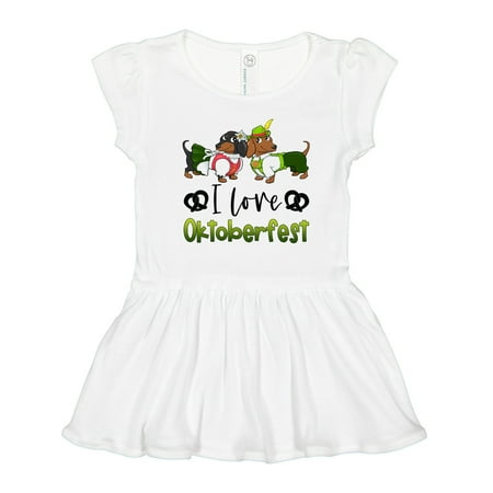 Inktastic I Love Oktoberfest Cute Dachshunds in German Costumes Gift Toddler Girl Dress
Inktastic I Love Oktoberfest Cute Dachshunds in German Costumes Gift Toddler Girl Dress