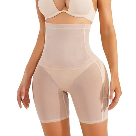 Eleady Women Butt Lifter Shapewear Butt Hip Enhancer Padded Panties Booty Lifter Tummy Control Body Shaper Underwear(Beige Medium)