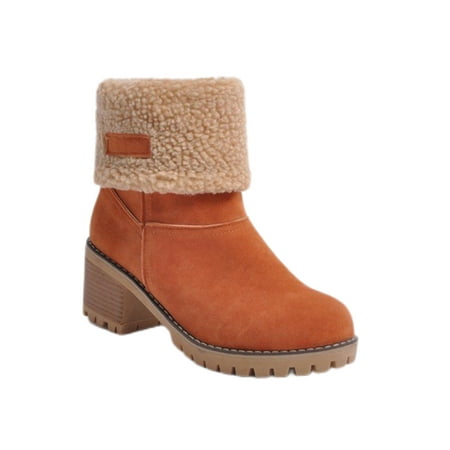 Rockomi Women Snow Boots Comfort Warm Booties Plush Lined Winter Boot Womens Slip-Resistant Non-Slip Walking Shoes Lightweight Mid Calf Chunky Bootie orange 10
Rockomi Women Snow Boots Comfort Warm Booties Plush Lined Winter Boot Womens Slip-Resistant Non-Slip Walking Shoes Lightweight Mid Calf Chunky Bootie orange 10