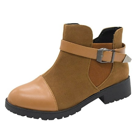XINSHIDE Women Ankle Boots Fashion Women Square Heel Buckle Strap Solid Short Booties Round Toe Shoes Fashion Shoes
XINSHIDE Women Ankle Boots Fashion Women Square Heel Buckle Strap Solid Short Booties Round Toe Shoes Fashion Shoes