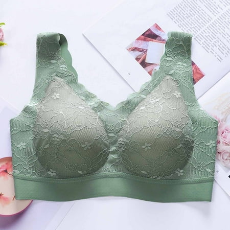 NEGJ Women s Seamless Lace Latex Sports Bra Comfortable Breathable Base Top Underwear
NEGJ Women s Seamless Lace Latex Sports Bra Comfortable Breathable Base Top Underwear