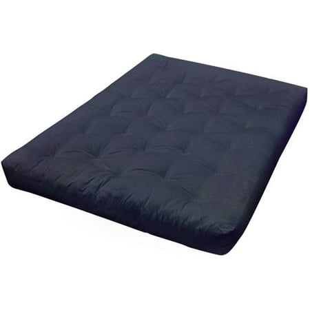 Gold Bond 612 10 in. Double Foam-Cotton 39 x 54 in. Microfiber Futon Mattress, Blue