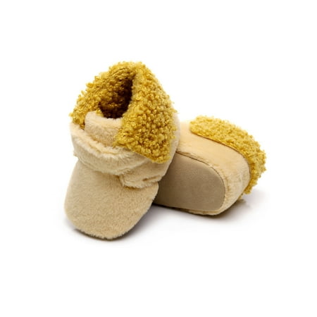 Baby Boys Girls Soft Plush Snow Boots Warm Cotton First Walkers Shoes Yellow One Size
Baby Boys Girls Soft Plush Snow Boots Warm Cotton First Walkers Shoes Yellow One Size