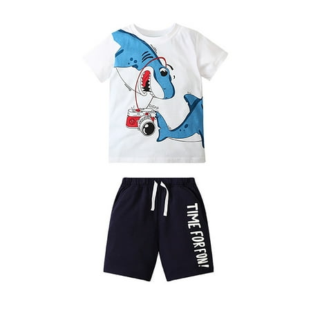 B91xZ Summer Tops Boy s Summer Dinosaur Print T Shirt Short Sleeve Shorts Two Piece Casual Outing for 2 To 7 Years Toddler Tops Boys Size 3-4 Years
B91xZ Summer Tops Boy s Summer Dinosaur Print T Shirt Short Sleeve Shorts Two Piece Casual Outing for 2 To 7 Years Toddler Tops Boys Size 3-4 Years