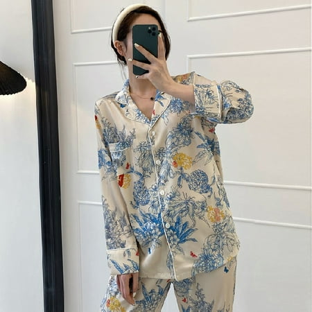 DanceeMangoo Spring Summer Ladies Faux Silk Polyester Pajama Sets Sexy Homewear Womens Casual Luxury Pajamas Thin Female Sleepwear Set
DanceeMangoo Spring Summer Ladies Faux Silk Polyester Pajama Sets Sexy Homewear Womens Casual Luxury Pajamas Thin Female Sleepwear Set