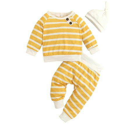 LAPAKIDS Baby Boy Striped T-Shirt Outfits Long Sleeve Infant Toddler Boy Clothes 3-6 Months
LAPAKIDS Baby Boy Striped T-Shirt Outfits Long Sleeve Infant Toddler Boy Clothes 3-6 Months