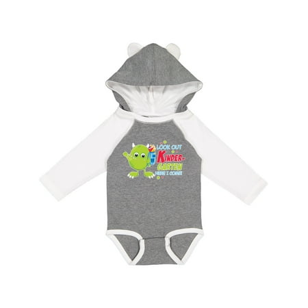 Inktastic Look out Kindergarten Here I Come with Cute Green Monster Gift Baby Boy or Baby Girl Long Sleeve Bodysuit
Inktastic Look out Kindergarten Here I Come with Cute Green Monster Gift Baby Boy or Baby Girl Long Sleeve Bodysuit