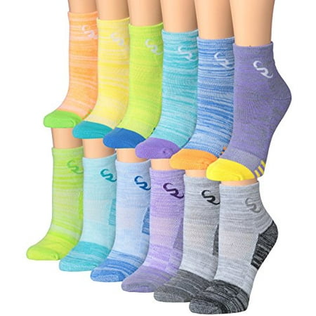 RONNOX Women s 12-Pairs Running & Athletic Sports Performance Ankle/Quarter Socks WRQ13-AB-XS
RONNOX Women s 12-Pairs Running & Athletic Sports Performance Ankle/Quarter Socks WRQ13-AB-XS