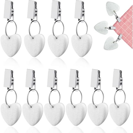 Tablecloth Weights 10pcs Tablecloth Weights with Clips Tablecloth Weights Tablecloth Clips for Family Party Camping Wedding Garden Picnic (White)
Tablecloth Weights 10pcs Tablecloth Weights with Clips Tablecloth Weights Tablecloth Clips for Family Party Camping Wedding Garden Picnic (White)