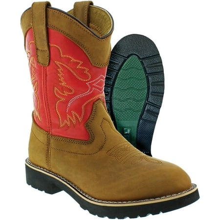 Itasca Kids Buckaroo Boots - Red Size: 3 Red
