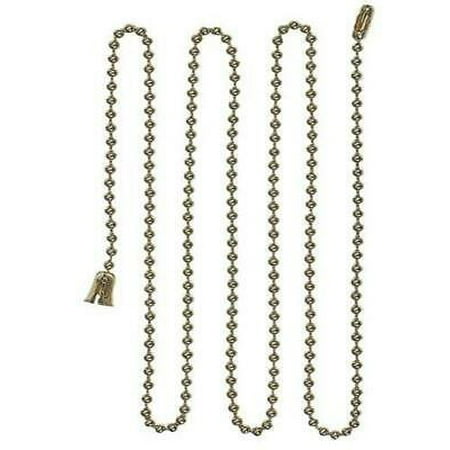 2pk Cooper Wiring BP331BB Ball Lamp Chain With End Bell and Connector 3