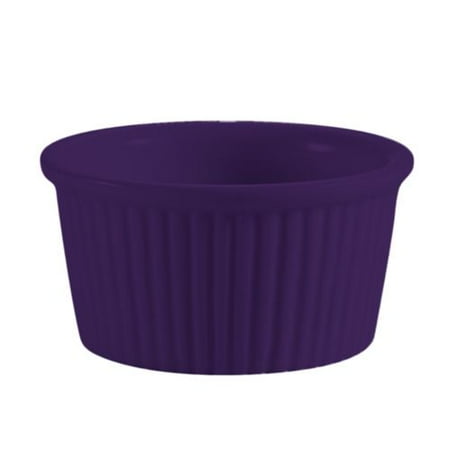 Ramekin Fluted Blue 1 Oz. 2-1/4 Dia. X 1-1/8 H Porcelain Blue 16 packs