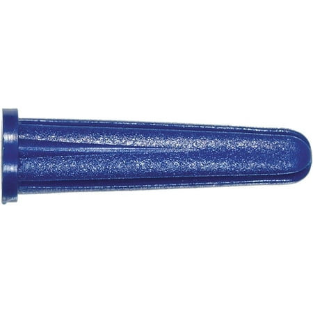 The Hillman Group 5036 8-10 Blue Conical Plastic Anchor 14-Pack