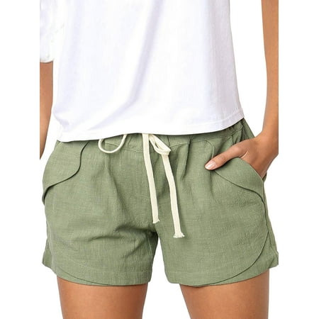 Women Drawstring Linen Shorts Sleep Pajamas Shorts Solid Color Elastic Waist Shorts
Women Drawstring Linen Shorts Sleep Pajamas Shorts Solid Color Elastic Waist Shorts