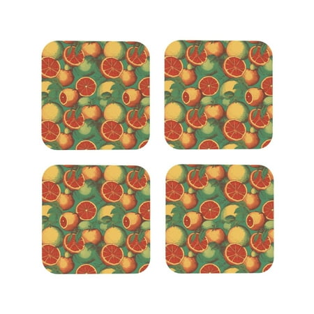 Drink Coasters Set of 4 Cute Cerulean Orange Leather Coasters for Coffee Table Protector Heat Resistant Cute Coasters for Home Decor Housewarming Gifts Bar Kitchen 4 Inch Square
Drink Coasters Set of 4 Cute Cerulean Orange Leather Coasters for Coffee Table Protector Heat Resistant Cute Coasters for Home Decor Housewarming Gifts Bar Kitchen 4 Inch Square