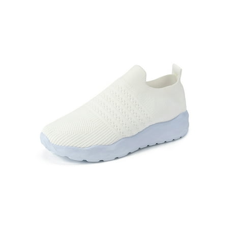 Daeful Women Flats Knit Upper Sock Sneakers Mesh Walking Shoes Running Wide Width Anti-Slip Slip-ons Casual Shoe White 8.5
Daeful Women Flats Knit Upper Sock Sneakers Mesh Walking Shoes Running Wide Width Anti-Slip Slip-ons Casual Shoe White 8.5