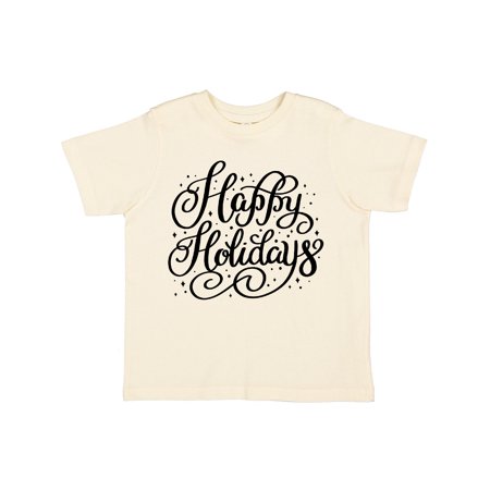 Inktastic Christmas Happy Holidays Hand Lettering in Black Gift Toddler Boy or Toddler Girl T-Shirt
Inktastic Christmas Happy Holidays Hand Lettering in Black Gift Toddler Boy or Toddler Girl T-Shirt