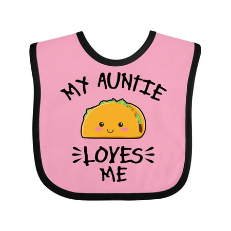 Inktastic My Auntie Loves Me with Taco Illustration Gift Baby Boy or Baby Girl Bib
Inktastic My Auntie Loves Me with Taco Illustration Gift Baby Boy or Baby Girl Bib