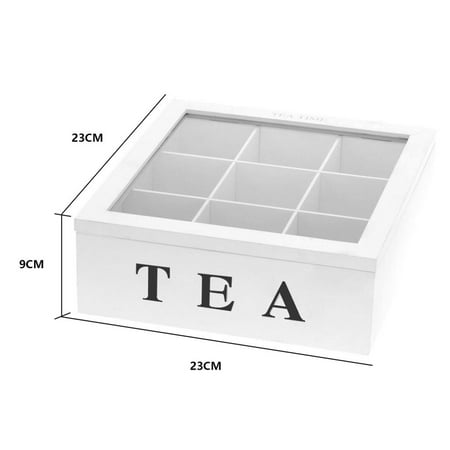 Tea Bag Caddy Box Organizer and Storage Wooden Tea Box with Compartments Coffee Tea Bag Storage Holder Organizer with Lid for Kitchen Cabinets
Tea Bag Caddy Box Organizer and Storage Wooden Tea Box with Compartments Coffee Tea Bag Storage Holder Organizer with Lid for Kitchen Cabinets
