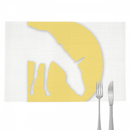 Donkeys Meals Outlines Grasslands Placemat Pad Kitchen Woven Heat Resistant Cushion Rectangle
Donkeys Meals Outlines Grasslands Placemat Pad Kitchen Woven Heat Resistant Cushion Rectangle