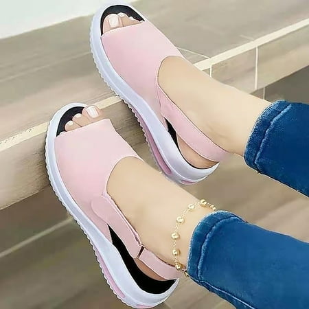 LoyisViDion Women Shoes Clearance Women S Shoes Fashion Solid Color Minimalistic Fish Mouth Thick Bottom Wedge Sandals Slippers Flip Flop Special offers Pink 5
LoyisViDion Women Shoes Clearance Women S Shoes Fashion Solid Color Minimalistic Fish Mouth Thick Bottom Wedge Sandals Slippers Flip Flop Special offers Pink 5