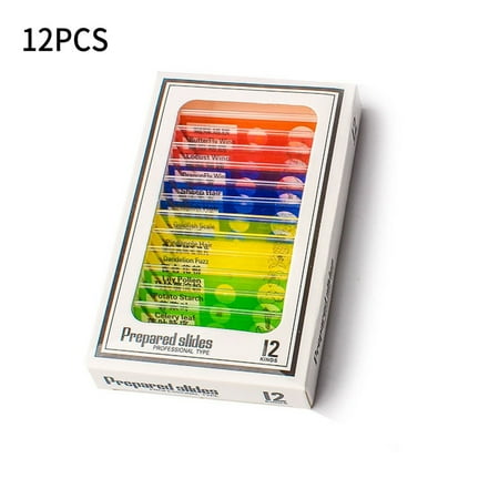 12PCS Microscope Prepared Slides Insects Plant Animal Specimen Plastic for Kids
12PCS Microscope Prepared Slides Insects Plant Animal Specimen Plastic for Kids