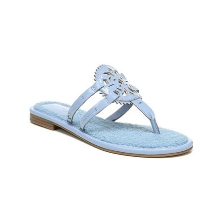 Circus by Sam Edelman Womens Canyon Faux Leather Thong Flat Sandals