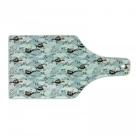 Owls Cutting Board Wintertime Pattern with Characters and Snow Flowers Stars Doodle Style Xmas Theme Decorative Tempered Glass Cutting and Serving Board Wine Bottle Shape Multicolor by Ambesonne
Owls Cutting Board Wintertime Pattern with Characters and Snow Flowers Stars Doodle Style Xmas Theme Decorative Tempered Glass Cutting and Serving Board Wine Bottle Shape Multicolor by Ambesonne