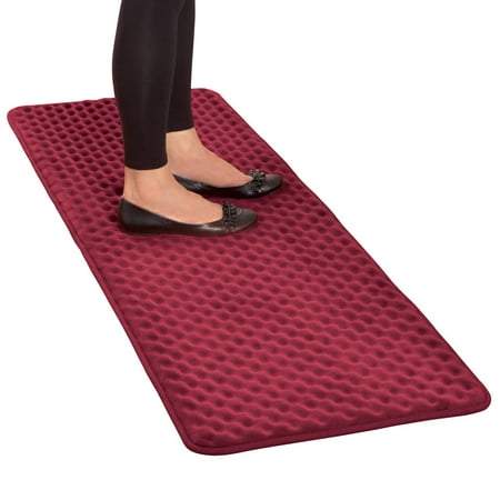 Collections Etc Anti-Fatigue Foam Support Skid-Resistant Kitchen Runner Burgundy
Collections Etc Anti-Fatigue Foam Support Skid-Resistant Kitchen Runner Burgundy