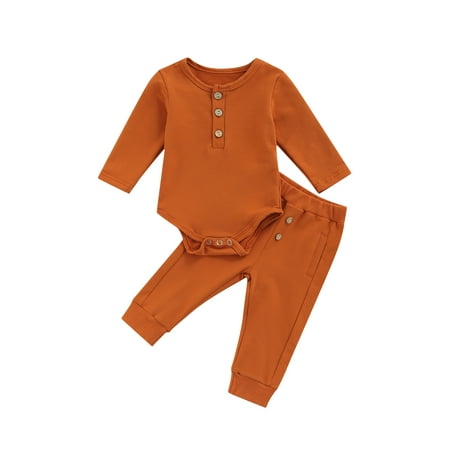 Baby Girls Two Piece Clothes Long Sleeve Romper with Elastic Waist Pants Fall Winter Outfits
Baby Girls Two Piece Clothes Long Sleeve Romper with Elastic Waist Pants Fall Winter Outfits