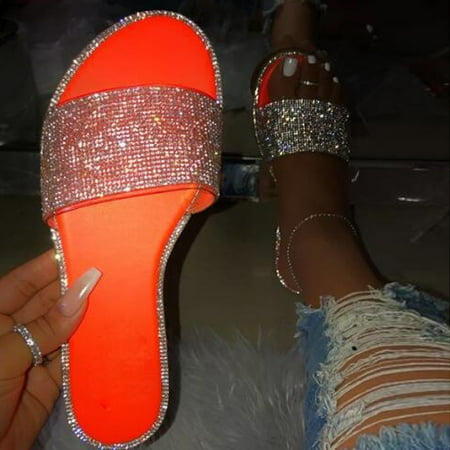 Tangnade House Slippers for Women Sandals Crystal Roman Flats Slippers Casual Beach Indoor&Outdoor Shoes
Tangnade House Slippers for Women Sandals Crystal Roman Flats Slippers Casual Beach Indoor&Outdoor Shoes
