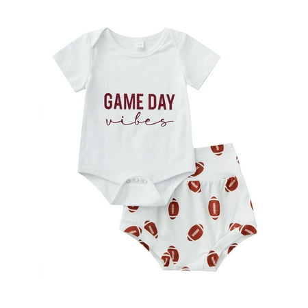 Calsunbaby 2Pcs Newborn Baby Girls Outfits Toddler Letter Short Sleeve Bodysuit Rugby Shorts Summer Clothes White 18-24 Months
Calsunbaby 2Pcs Newborn Baby Girls Outfits Toddler Letter Short Sleeve Bodysuit Rugby Shorts Summer Clothes White 18-24 Months