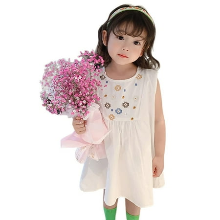Esho Summer Toddler Girls Summer Floral Dresses Kids Beach A Line Dress Holiday Pleated Sundress 3-8T
Esho Summer Toddler Girls Summer Floral Dresses Kids Beach A Line Dress Holiday Pleated Sundress 3-8T