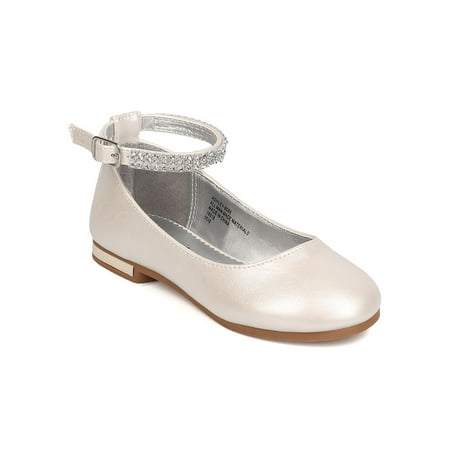 New Girl Little Angel Ashley-908E Leatherette Rhinestone Ankle Strap Ballet Flat
New Girl Little Angel Ashley-908E Leatherette Rhinestone Ankle Strap Ballet Flat