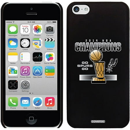 San Antonio Spurs Champions 2014 2 Design on Apple iPhone 5c Thinshield Snap-On Case by Coveroo