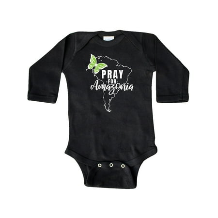 Inktastic Pray for Amazonia South America Silhouette with Butterfly Gift Baby Boy or Baby Girl Long Sleeve Bodysuit
Inktastic Pray for Amazonia South America Silhouette with Butterfly Gift Baby Boy or Baby Girl Long Sleeve Bodysuit