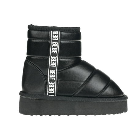 bebe Faux Fur Trendy Winter Boots for Little Girls Size 12