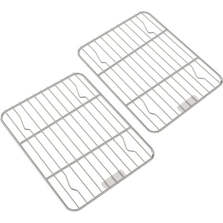 DODAMOUR 2 Pack Cooling Rack for Baking 8 x 10¼ 304 Stainless Steel Grill Rack Baking Rack for Baking Cooking Roasting Oven Use
DODAMOUR 2 Pack Cooling Rack for Baking 8 x 10¼ 304 Stainless Steel Grill Rack Baking Rack for Baking Cooking Roasting Oven Use