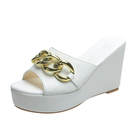 Womens Fashion Wedges Open Toe Knot Beach Shoes Roman Slippers Sandals