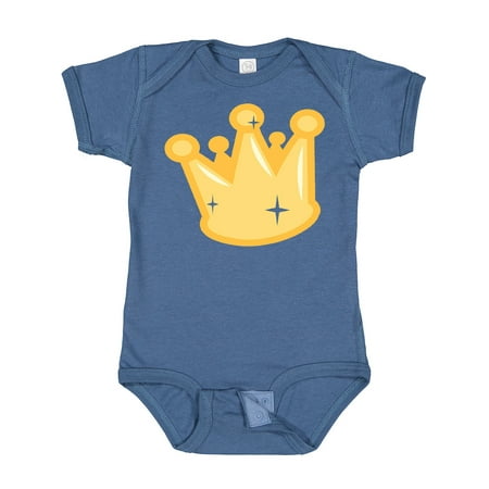 Inktastic Gold Crown Gift Baby Boy or Baby Girl Bodysuit